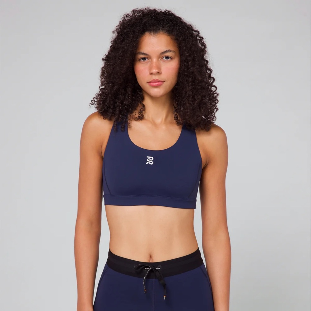 STAMINA™ SCOOP NECK RUN BRA - NY NAVY size Medium